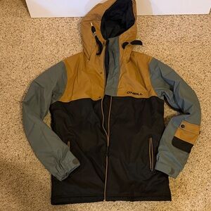 O'Neill Men's Black, Tan, and Gray Performance Jacket